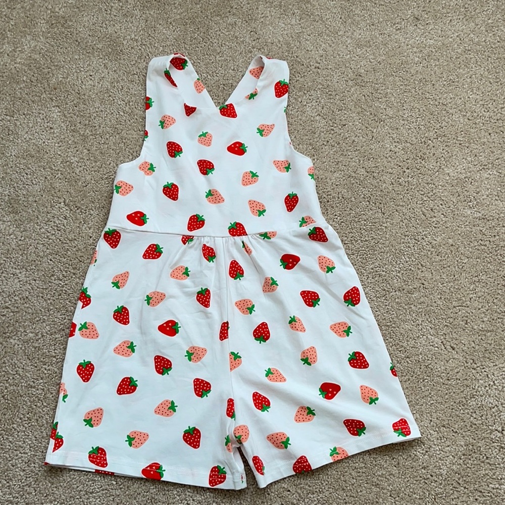 Posh Pickle strawberry romper